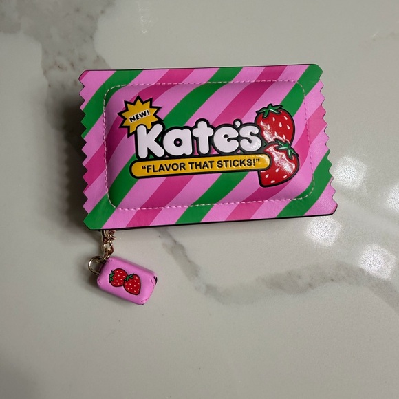 kate spade Handbags - Kate Spade Pink and Green Striped Wallet